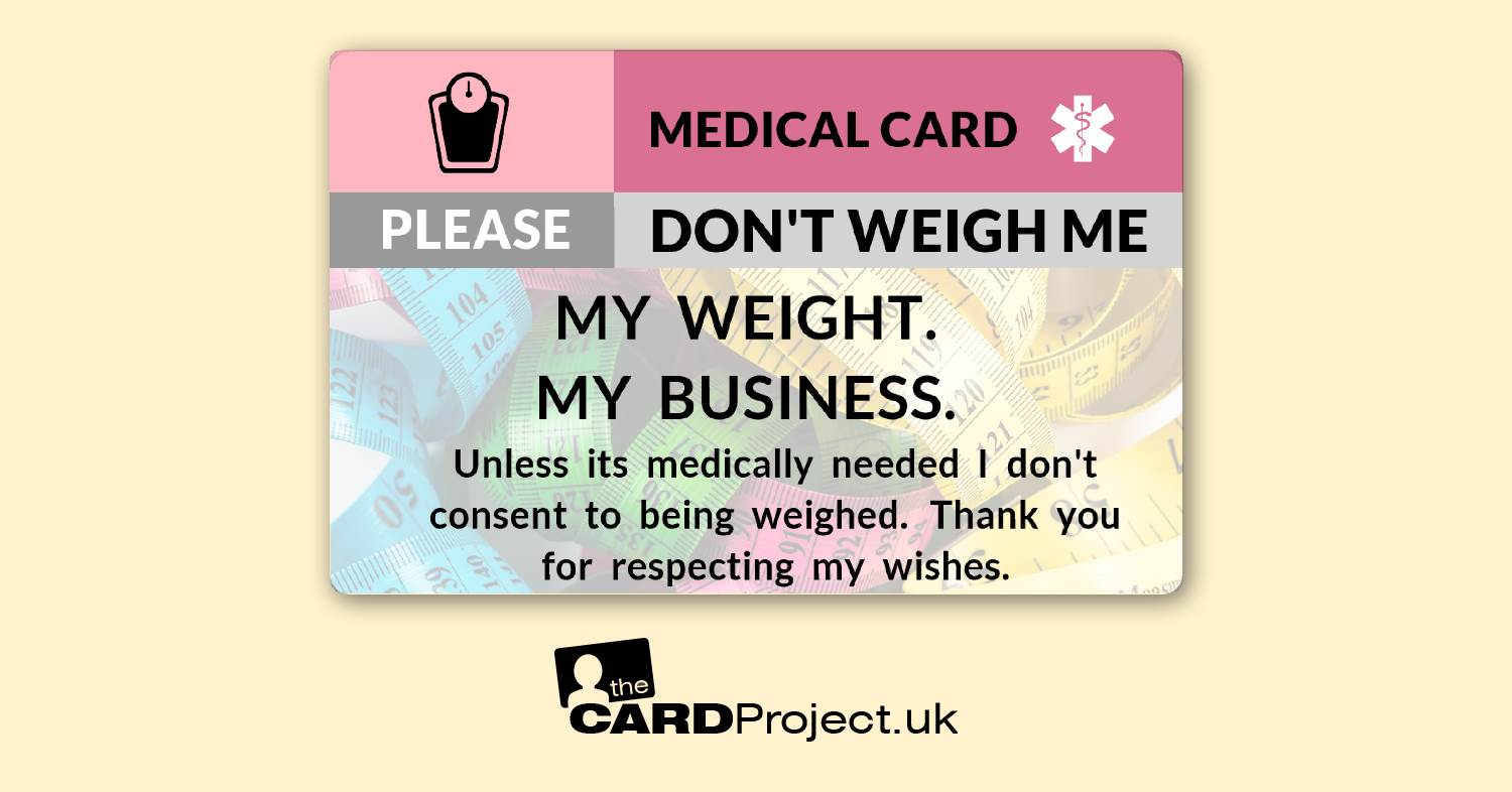Please Don't Weigh Me! (FRONT)